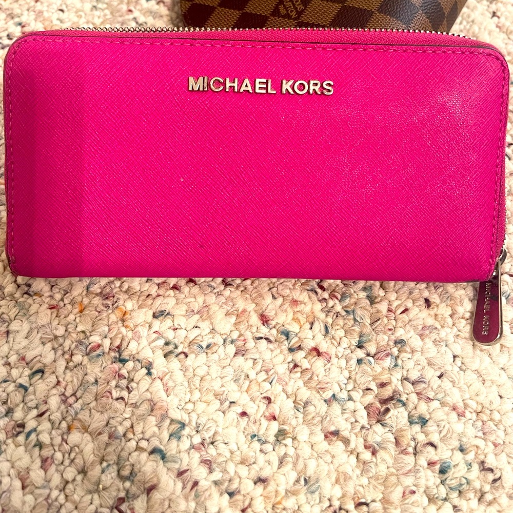 Michael Kors “Raspberry” Wallet